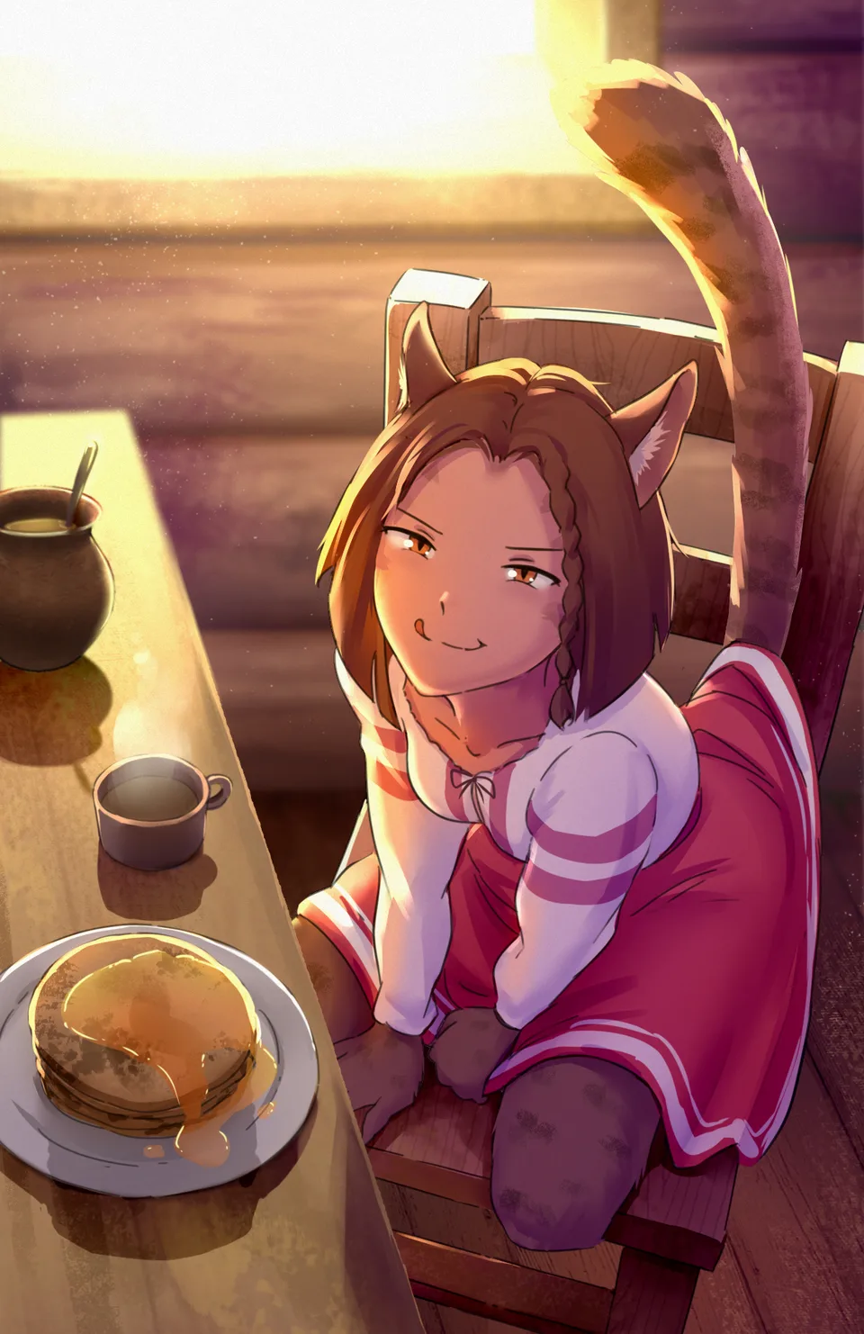 IskanderednaksI · original characters · women · cat girl