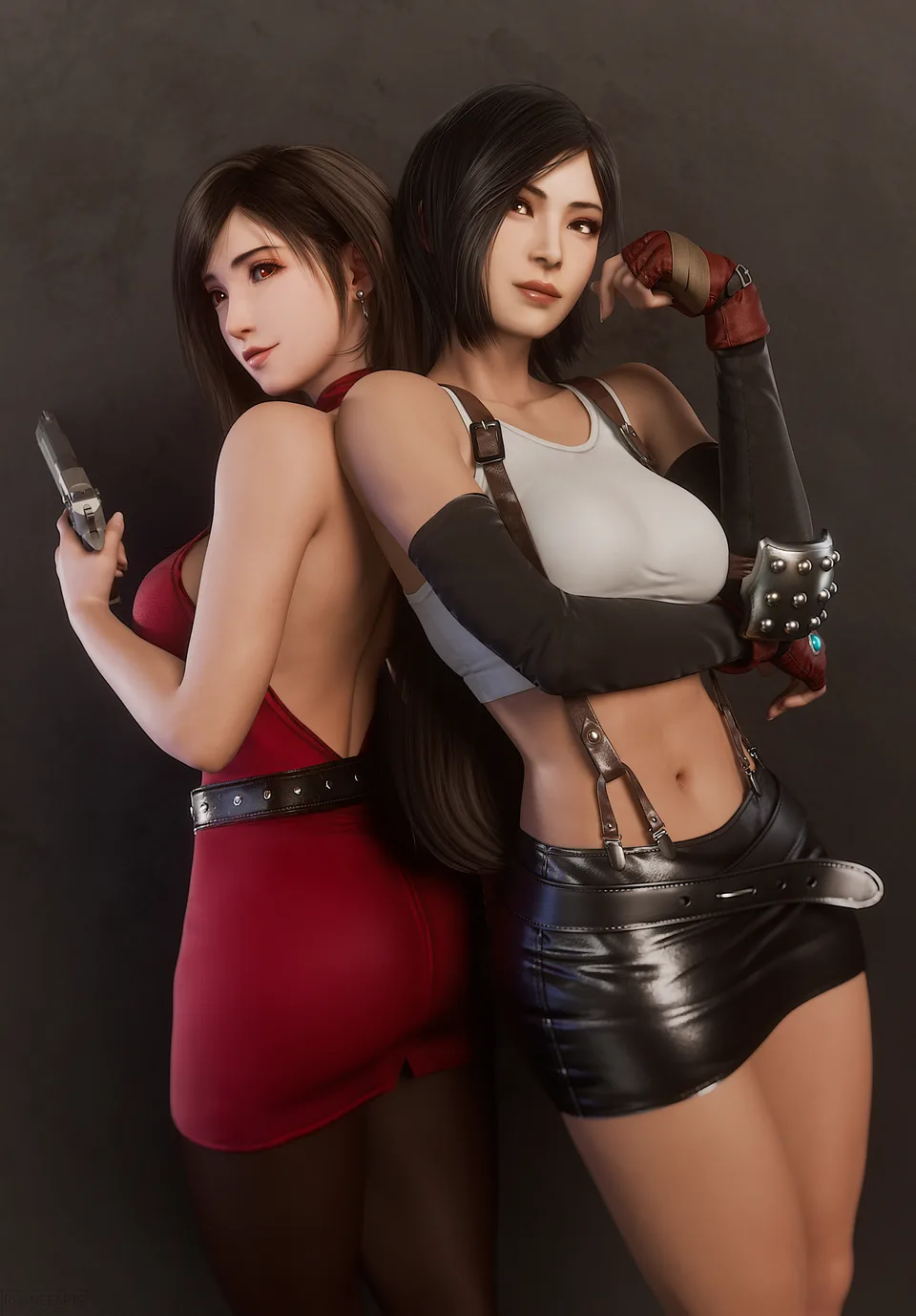 Ada Wong · Tifa Lockhart · Resident Evil · crossover