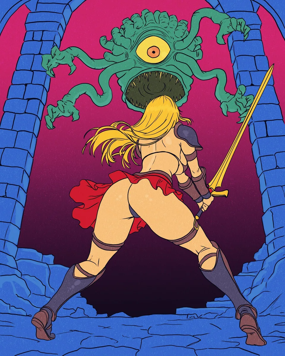 BrutalxBasics · digital art · erotic art  · fantasy art