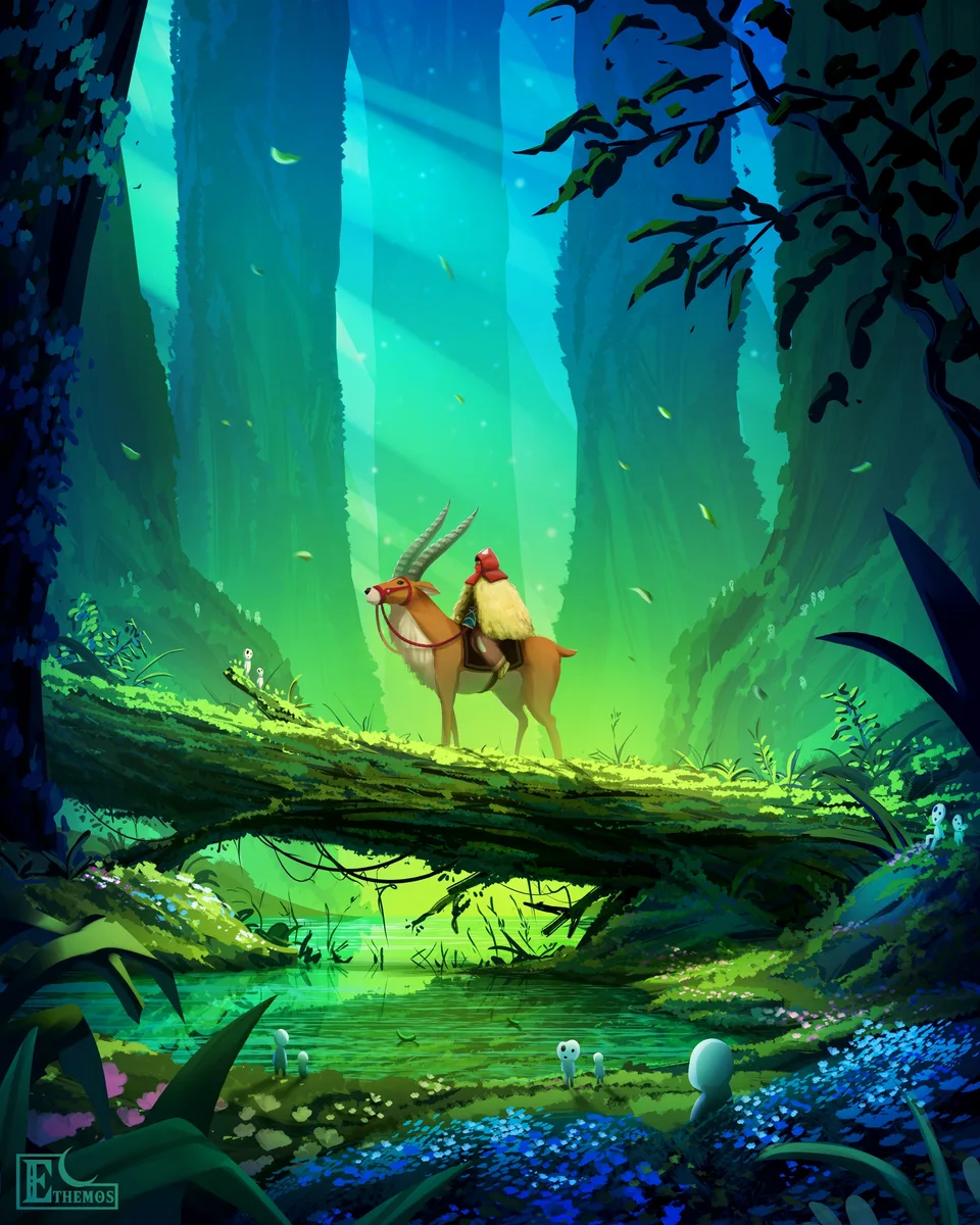 Ethemos · DeviantArt · Princess Mononoke · Ashitaka