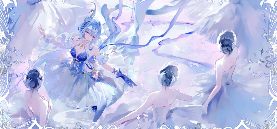 Odette (Genshin Impact) · Genshin Impact · dancing · Kongshushiwo