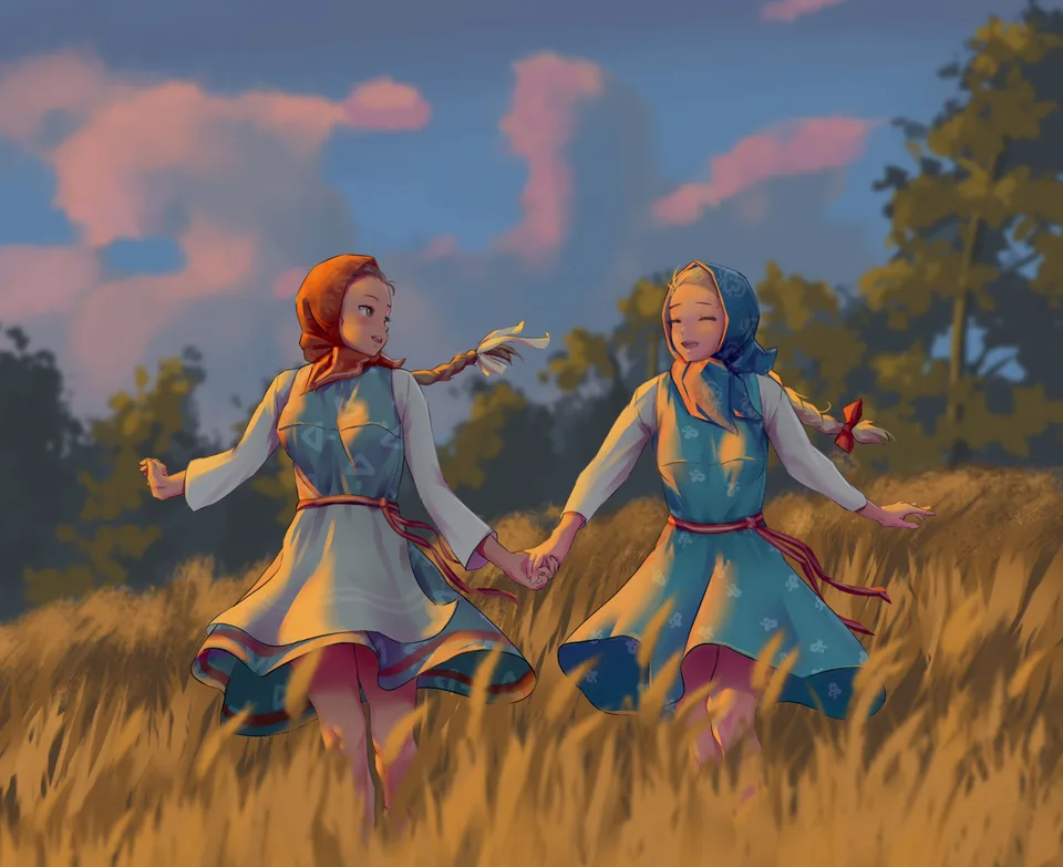 IskanderednaksI · original characters · women · plants