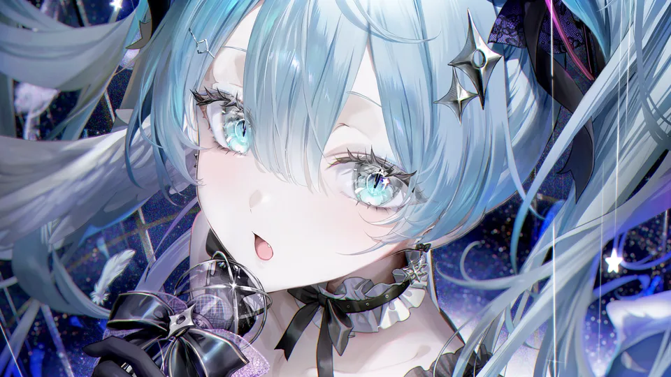 Vocaloid · Hatsune Miku · anime girls · microphone