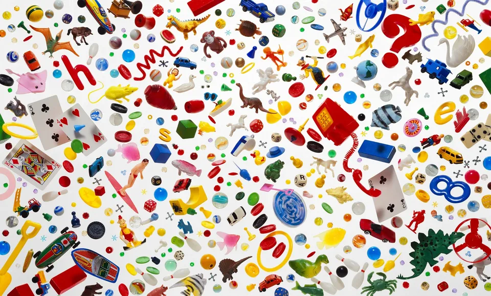 Walter Wick · I Spy · toys · simple background